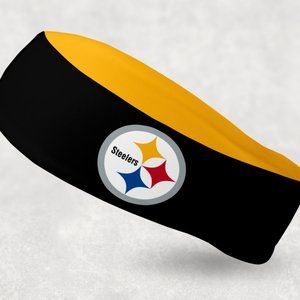 NEW - Reversible Pittsburgh Steelers Headband